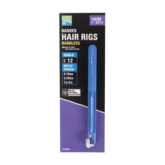 PRESTON HAIR RIG MAG 10CM 0.19MM 3.33kg KKM-B #12