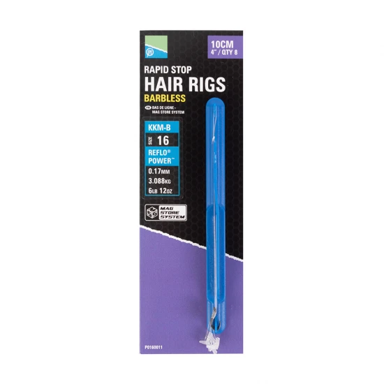 PRESTON RAPID STOP HAIR RIG 15CM KKM-B hook