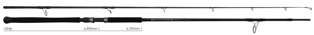 YAMAGA BLANKS BLUE SNIPER 100M-MH ALL ROUNDER jig max 120g PE4