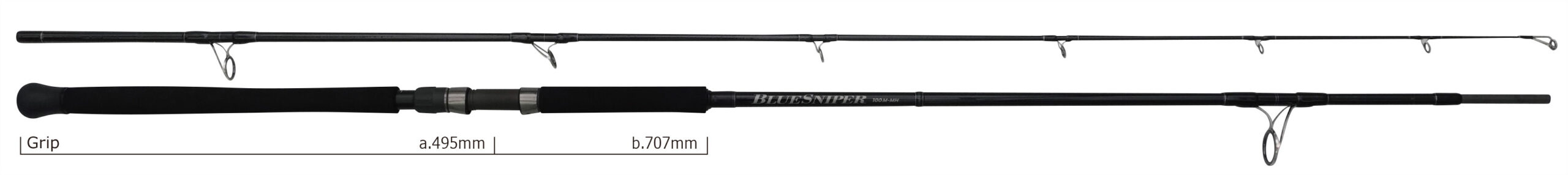 YAMAGA BLANKS BLUE SNIPER 100M-MH ALL ROUNDER jig max 120g PE4