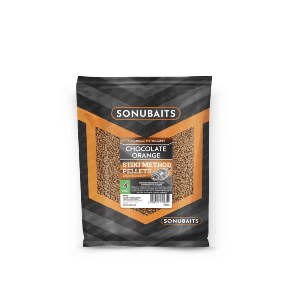SONUBAITS STIKI METHOD PELLETS 2mm CHOCOLATE ORANGE