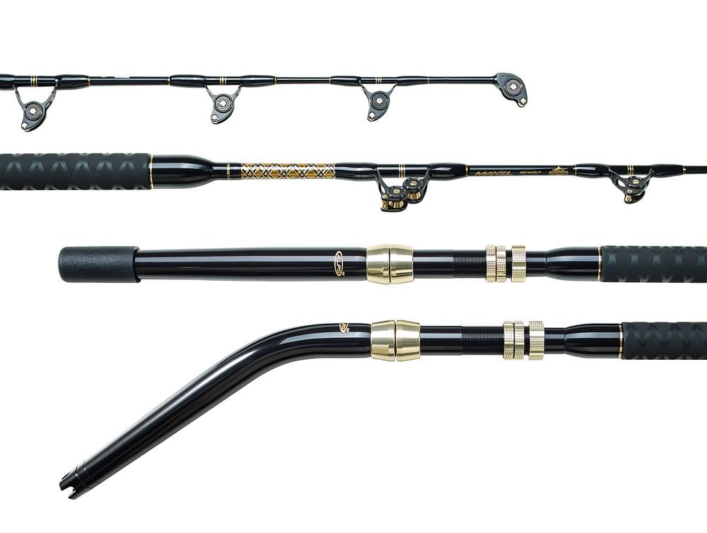 MAXEL SEAWOLF IGFA TOURNAMENT STANDUP ROD - curved butt