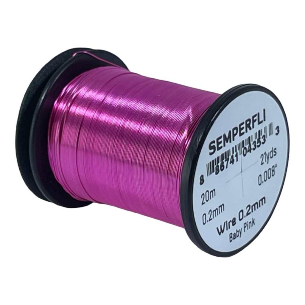 SEMPERFLI WIRE 0,2mm #BABY PINK