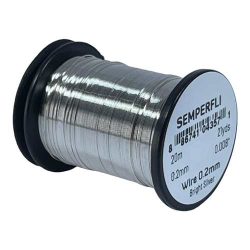 SEMPERFLI WIRE 0.2mm #BRIGHT SILVER