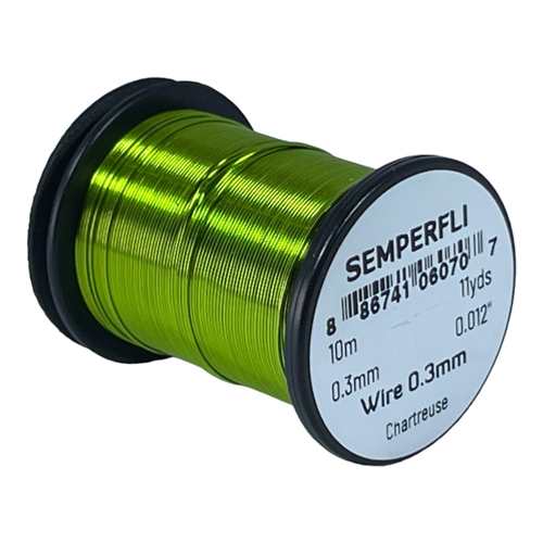 SEMPERFLI TYING WIRE 0,3mm #CHARTREUSE