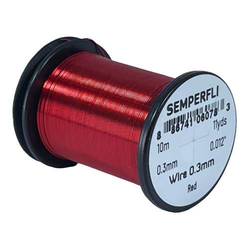 SEMPERFLI TYING WIRE 0,3mm #RED