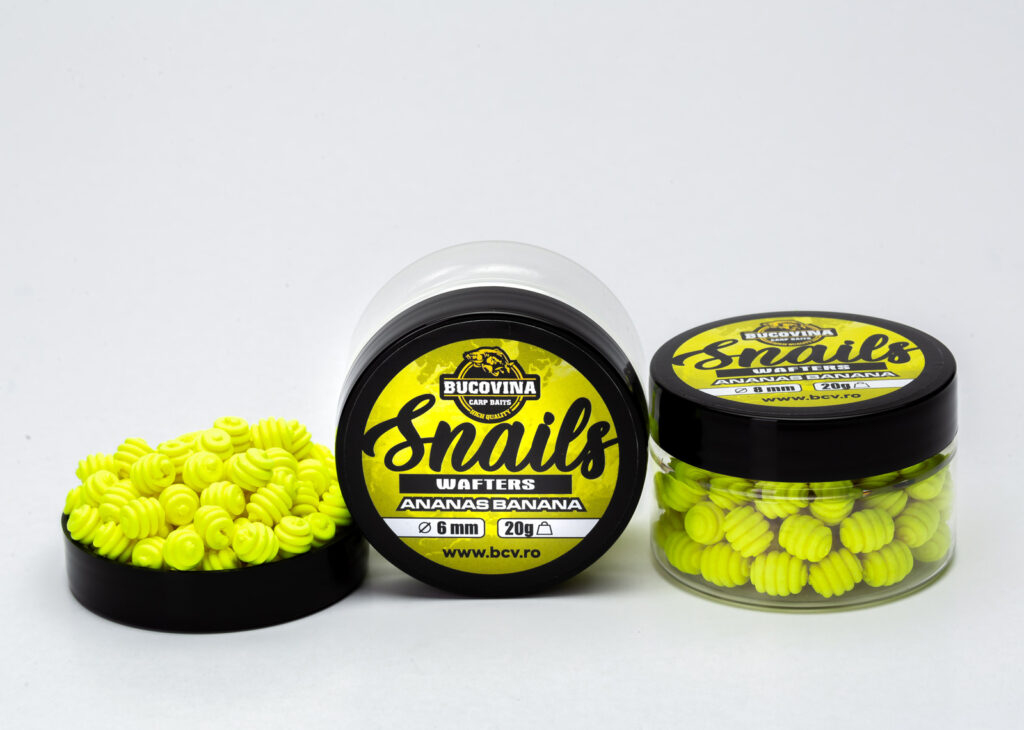 BUCOVINA CARP BAITS WAFTERS SNAILS ANANAS BANANA 20G