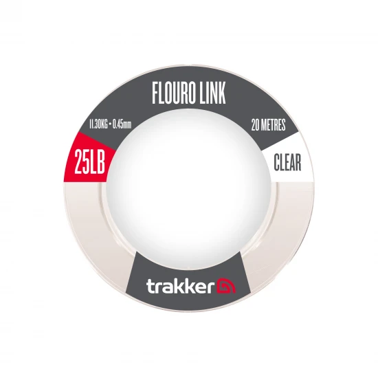 TRAKKER FLUORO LINK 0,45MM 25LB
