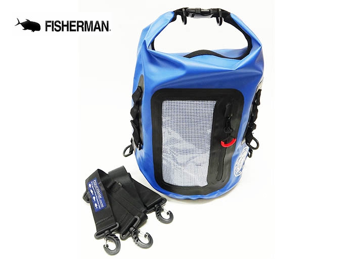 FISHERMAN WATERPROOF BAG BLUE #8L