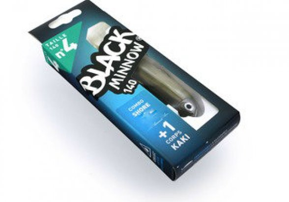 FIIISH BLACK MINNOW COMBO OFFSHORE 140mm 40g #KAKI