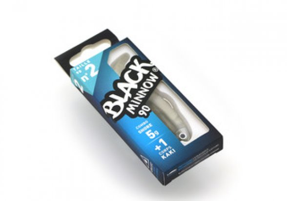 FIIISH BLACK MINNOW COMBO SHORE 90mm 5g #KAKI