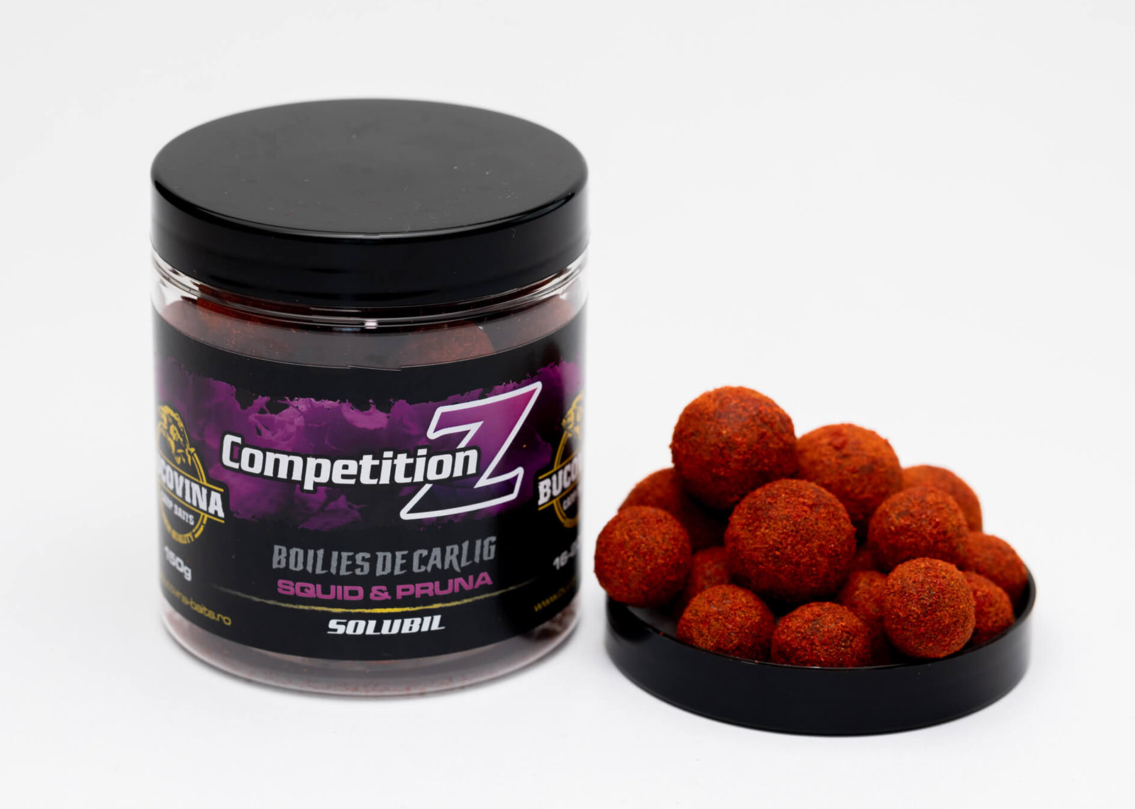 BUCOVINA CARP BAITS COMPETITION Z SQUID & PRUNA 16-20MM SOLUBILE