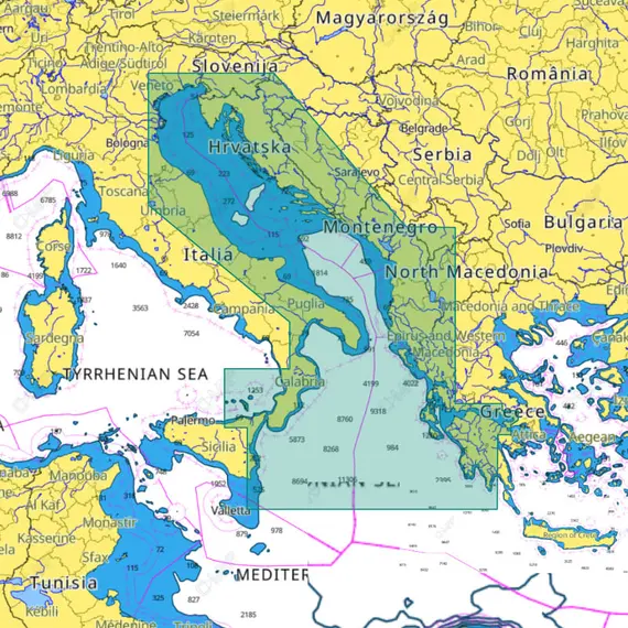 C-MAP DISCOVERY ADRIATIC AND IONIAN SEAS