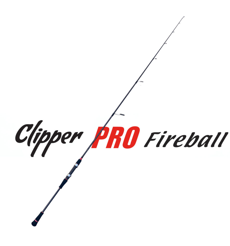 CASTED CLIPPER PRO FIREBALL SLOW JIG SPIN 1.85m 260g