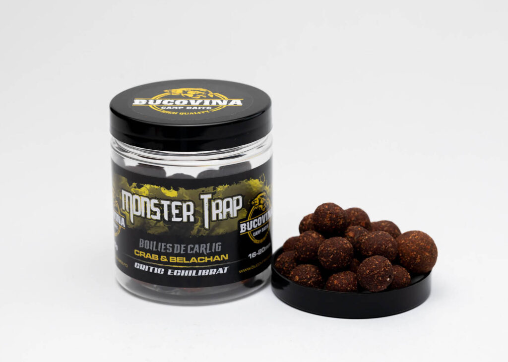 BUCOVINA CARP BAITS MONSTER TRAP CARLIG CRAB & BELACHAN 16-20MM CRITIC