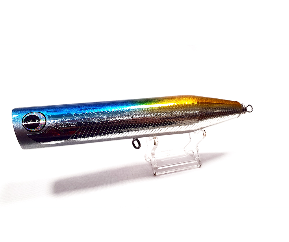 D-CLAW BEACON OFFSHORE CUSTOM 180 103g wooden handmade lure #YELLOW BLUE BACK