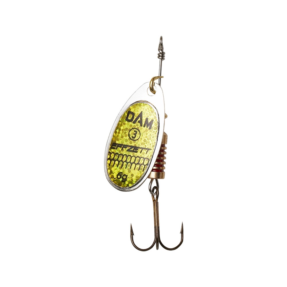 DAM EFFZETT STANDARD SPINNER SIZE 3 6g #REFLEX GOLD