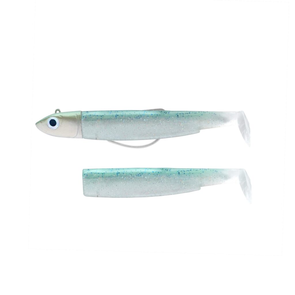 FIIISH BLACK MINNOW COMBO SHORE 120MM 12G #GREEN GLITTER