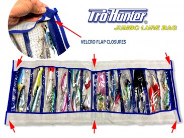 PROHUNTER ROLL LURE BAG FOR POPPERS & STICKBAITS 12 COMPARTMENT