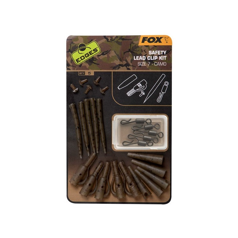 FOX SAFETY LEAD CLIP KIT SIZE 7 CAMO
