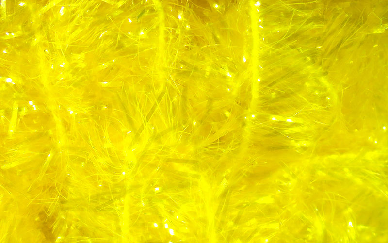 KNAPEK ICE CHENILLE YELLOW 7mm 3m