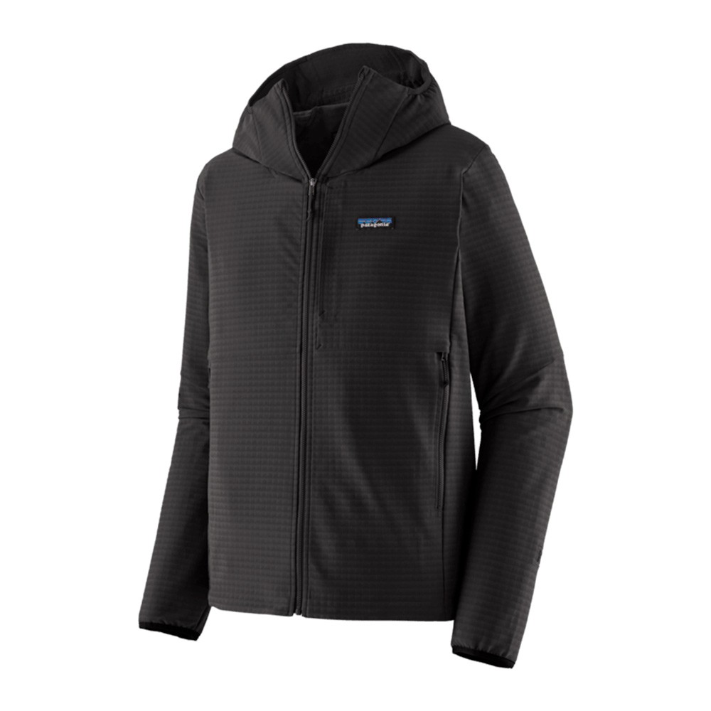 PATAGONIA R1 TECHFACE HOODY BLK