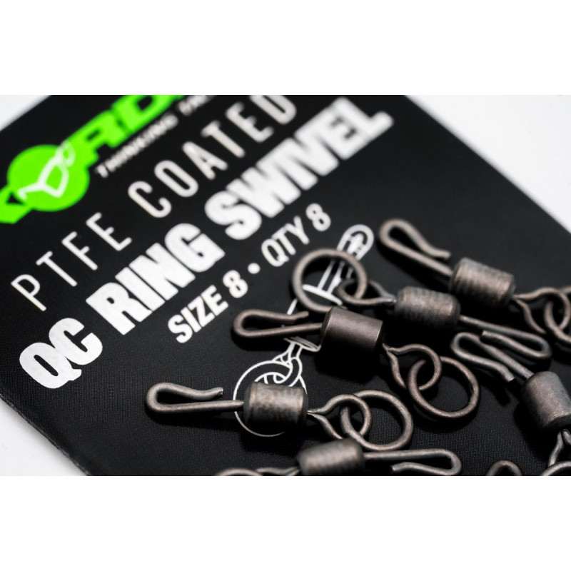KORDA PTFE COATED QC RING SWIVEL 8