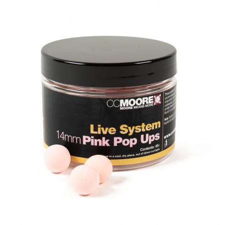 CC MOORE LIVE SYSTEM 14mm PINK POP UPS