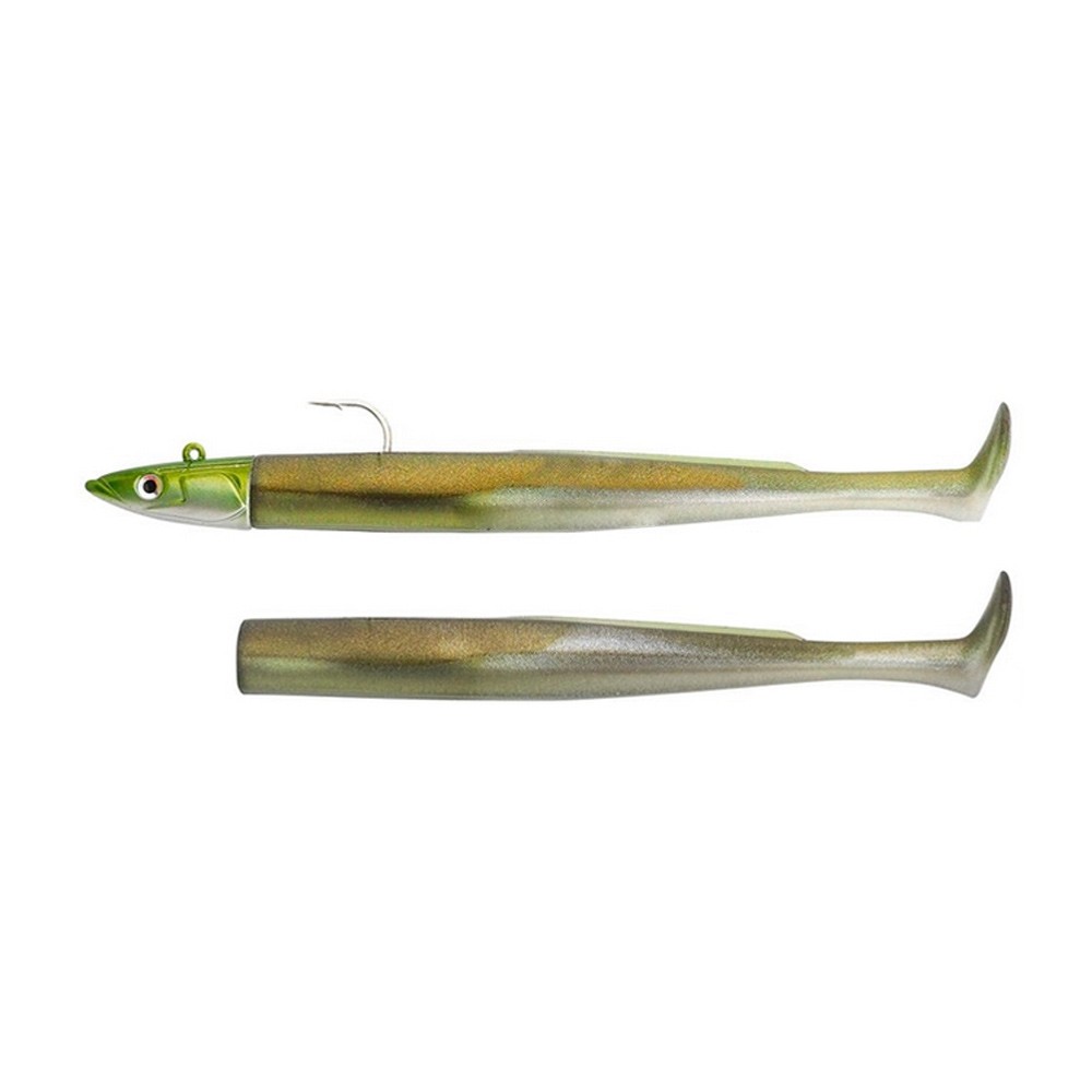 FIIISH CRAZY PADDLE TAIL COMBO OFFSHORE 180MM 35G #KHAKI
