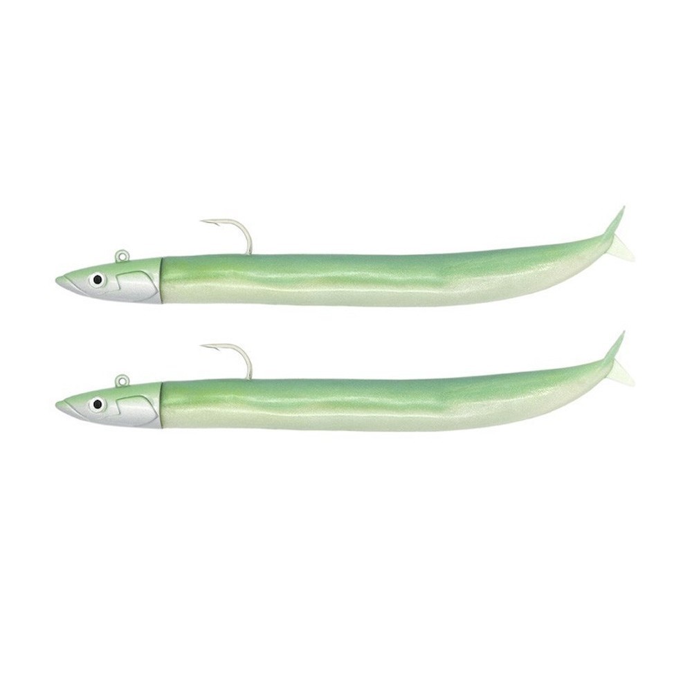 FIIISH CRAZY EEL COMBO OFF SHORE 100mm 10g PEARL GREEN