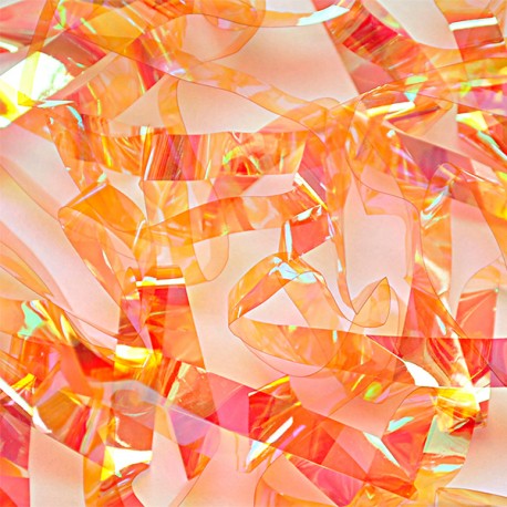 KNAPEK PEARL SHRIMP FOIL LIGHT ORANGE 3mm