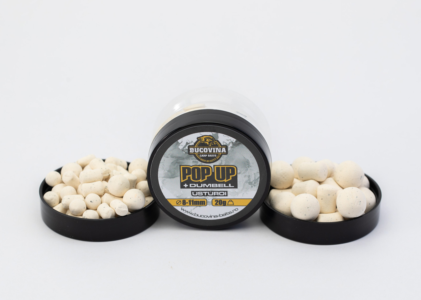 BUCOVINA CARP BAITS POP UP + DUMBELL GARLIC