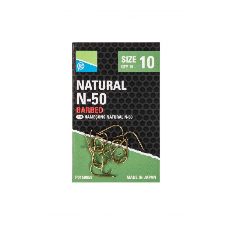 PRESTON NATURAL N-50 BARBED