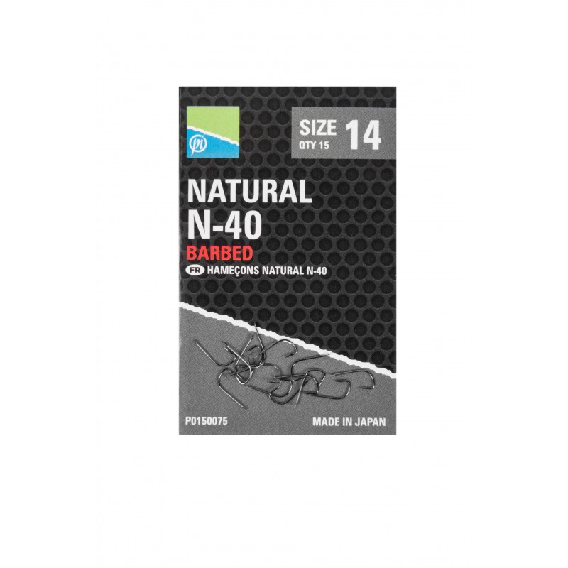 PRESTON NATURAL N-40 BARBED
