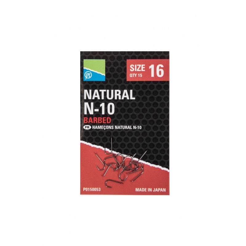 PRESTON NATURAL N-10 BARBED