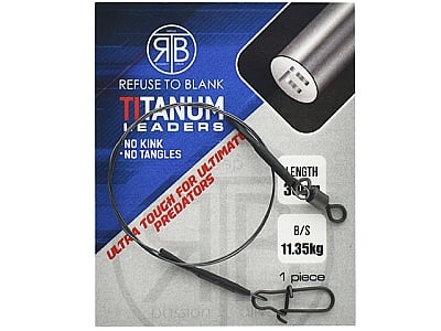 REFUSE TO BLANK TITANIUM LEADER 30CM
