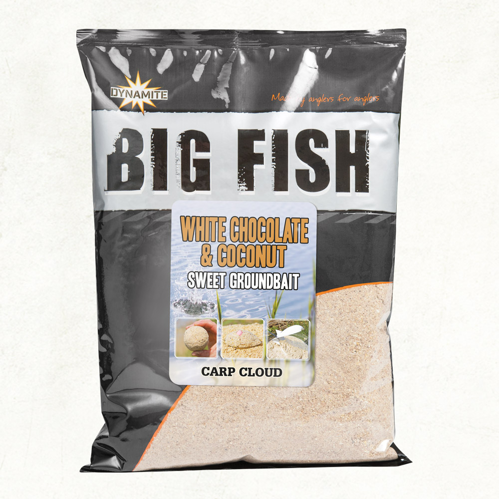 DYNAMITE BAITS BIG FISH WHITE CHOCOLATE SWEET GROUNDBAIT 1.8kg