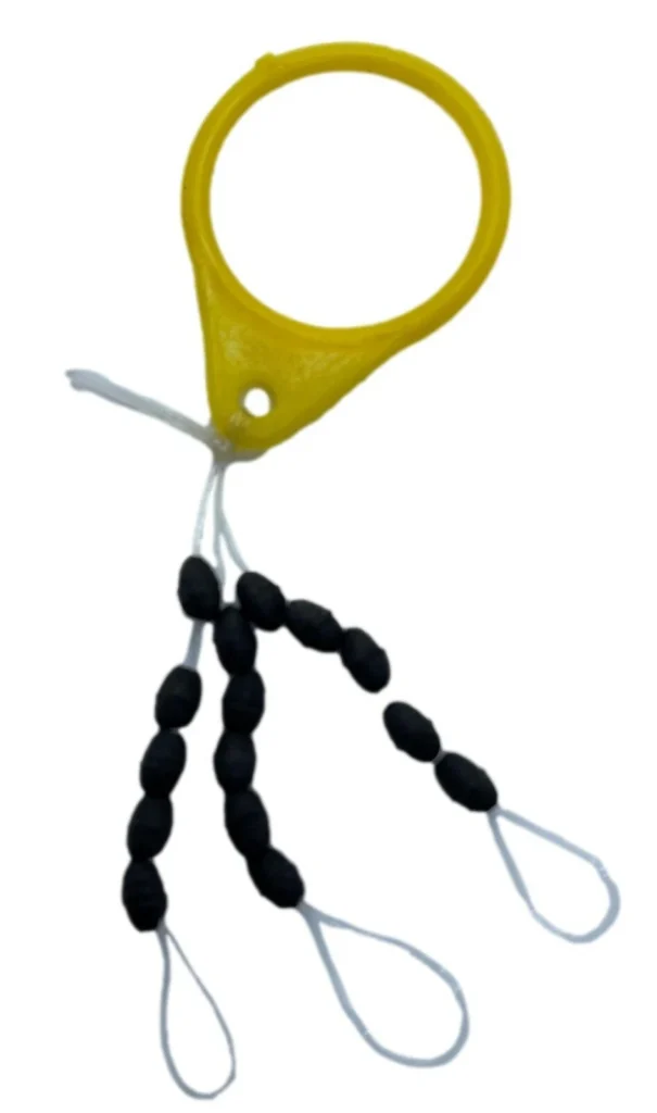 CASTED RUBBER FLOAT STOPPERS BLACK