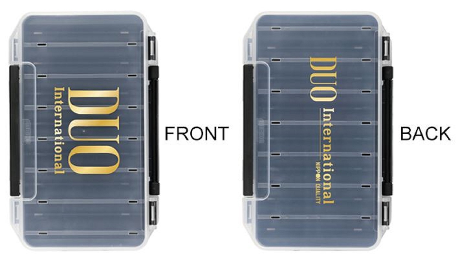 DUO REVERSIBLE LURE CASE 100 BLACK / GOLD LOGO
