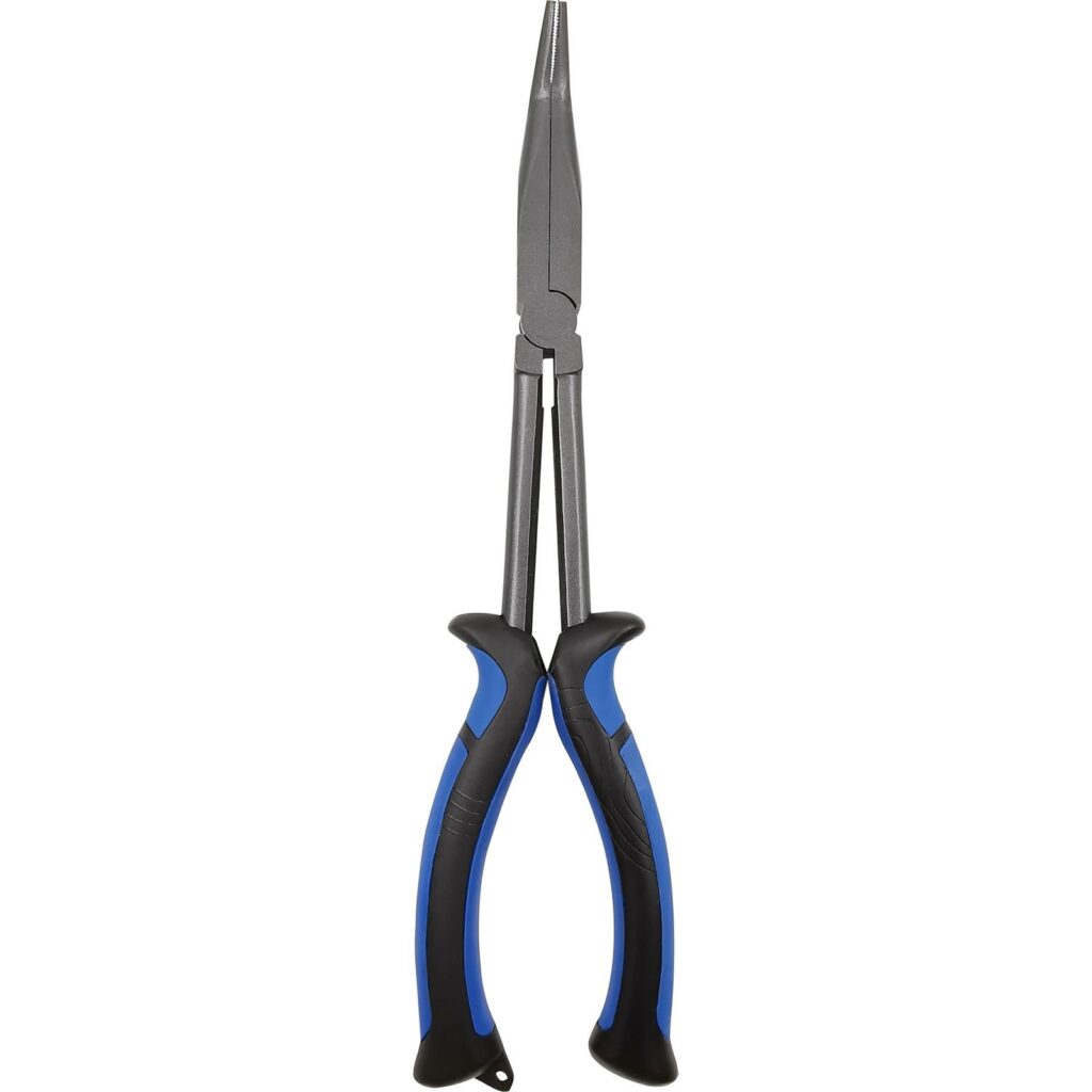 MUSTAD 28cm BENT NOSE PLIERS BLUE