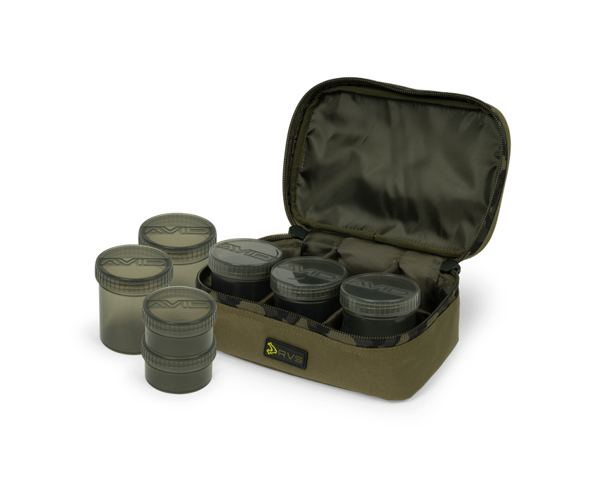 AVID RVS 8-POT HOOKBAIT POUCH