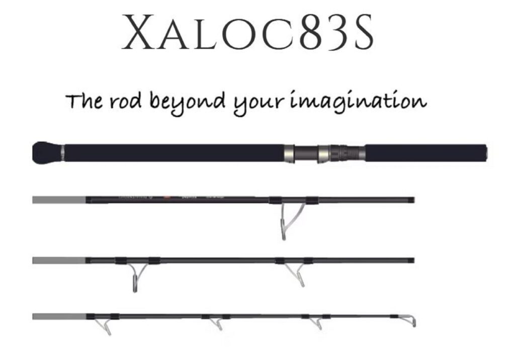 TRANSCENDENCE XALOC XL83S MADE IN JAPAN 4PC 77cm LARGE FISH TRAVEL ROD 75-150g PE 6-10