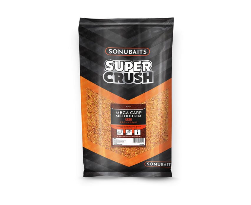 SONUBAITS SUPER CRUSH MEGA CARP METHOD MIX RED 2KG