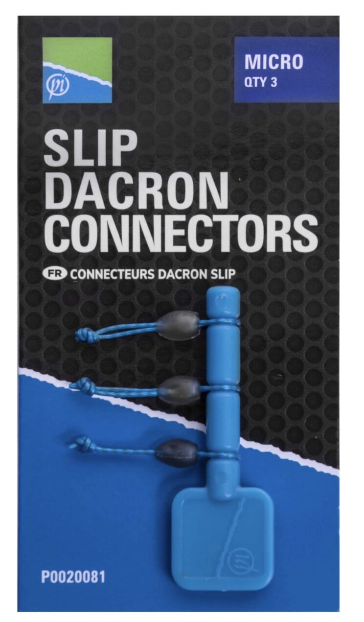 PRESTON SLIP DACRON CONNECTOR-MICRO