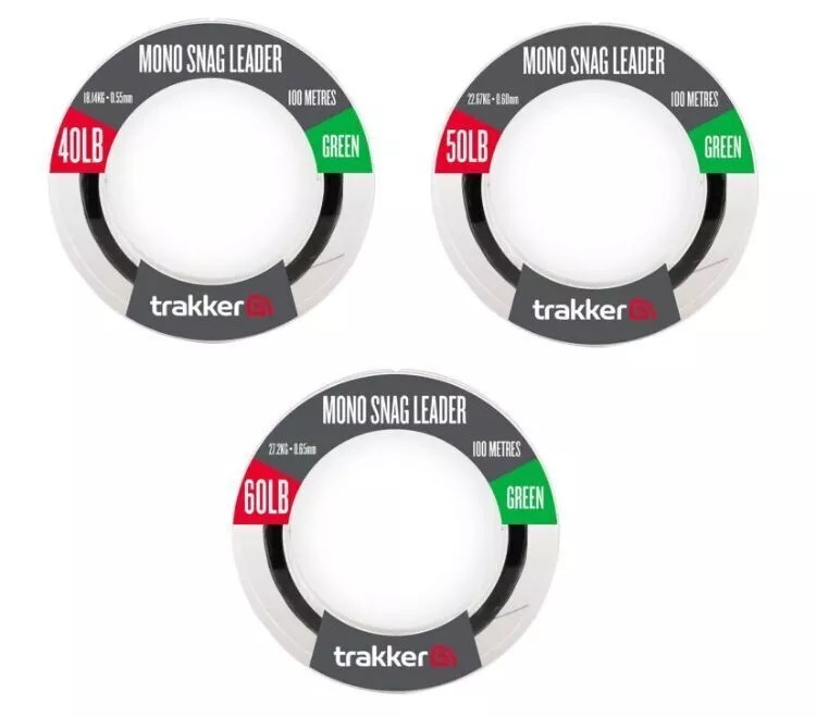 TRAKKER MONO SNAG LEADER 100m 60lb 0.65mm