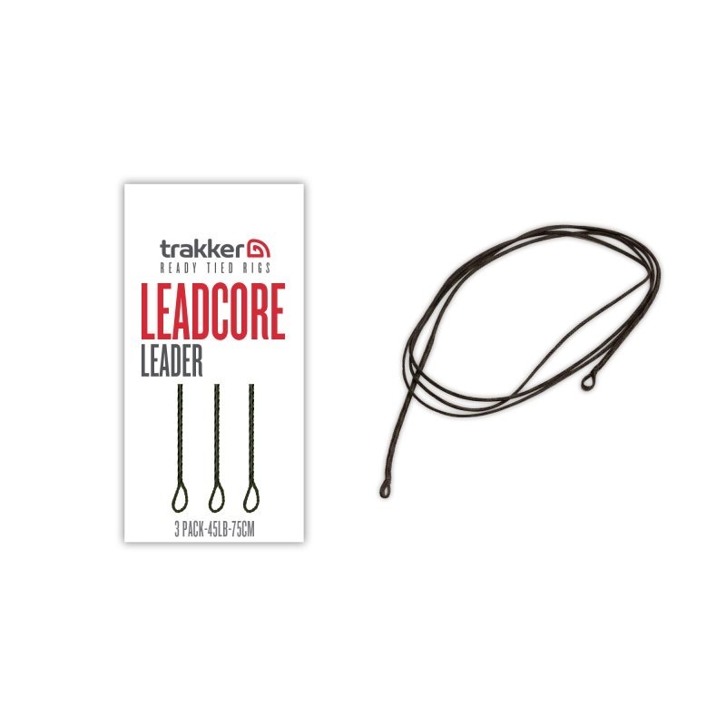 TRAKKER LEADCORE LEADER 45lb 75cm 3pcs