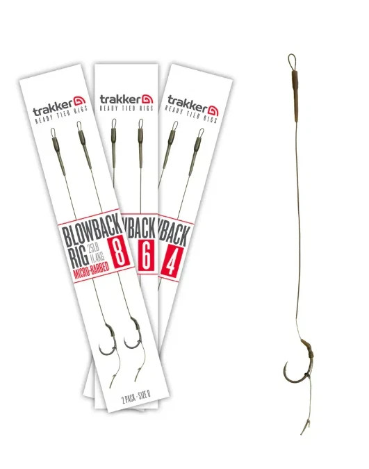 TRAKKER BLOWBACK RIG MICRO-BARBED 25lB