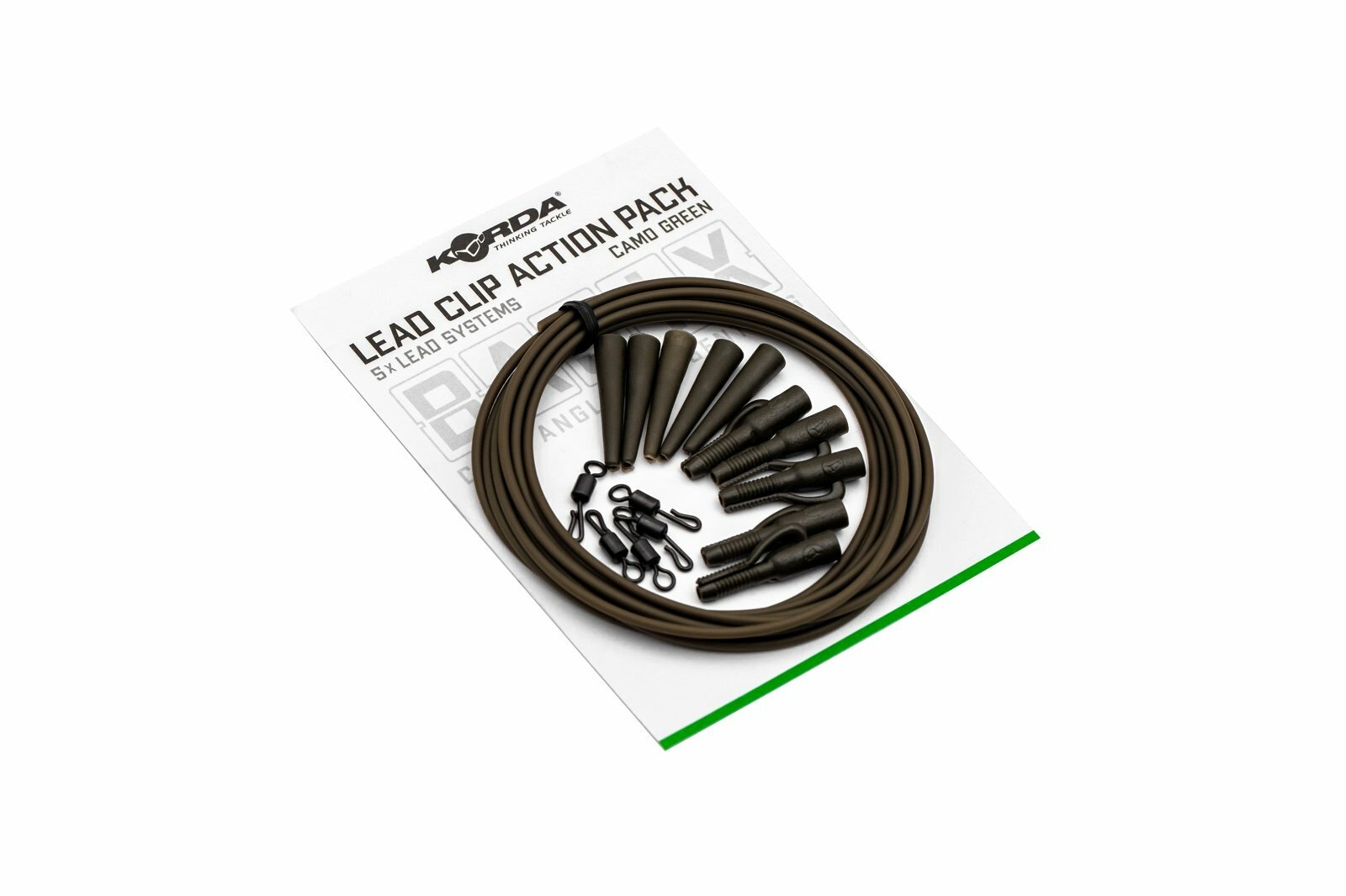 KORDA BASIX LEAD CLIP ACTION PACK CAMO GREEN