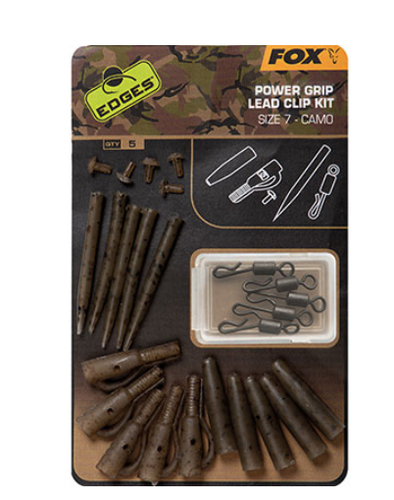 FOX POWER GRIP LEAD CLIP KIT size 7