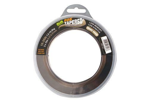 FOX TAPERED LEADERS 0.33-0-50mm 3x12m